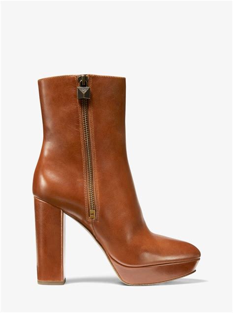 michael kors stiefelette frenchie|michael kors leather platform boots.